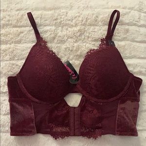 Maroon Bra Top
